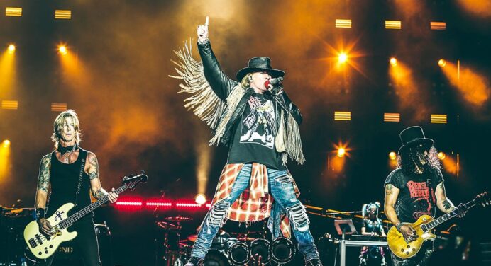 30 personas arrestadas durante un concierto de Guns N’ Roses