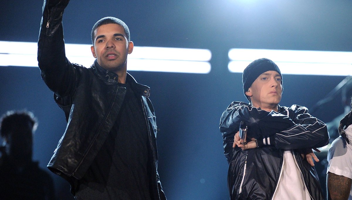Drake invitó a cantar en vivo a Eminem