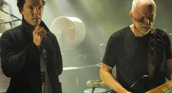 David Gilmour invita a Benedict Cumberbatch a cantar “Comfortably Numb” de Pink Floyd