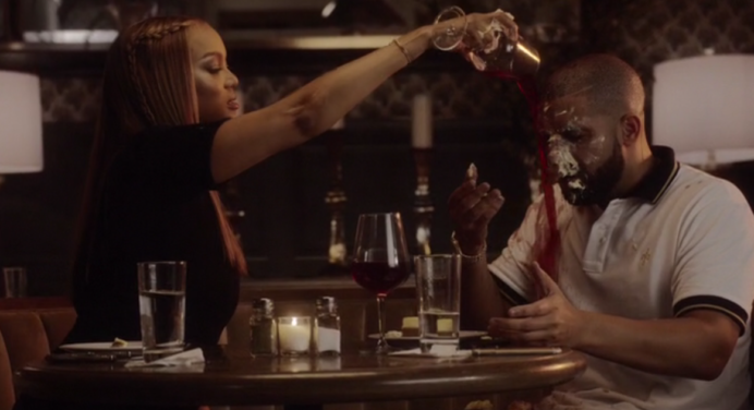 Drake y Tyra Banks se lanzan torta en el nuevo video de “Child’s Play”