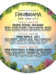 Panorama 2017 Line Up Cusica Plus
