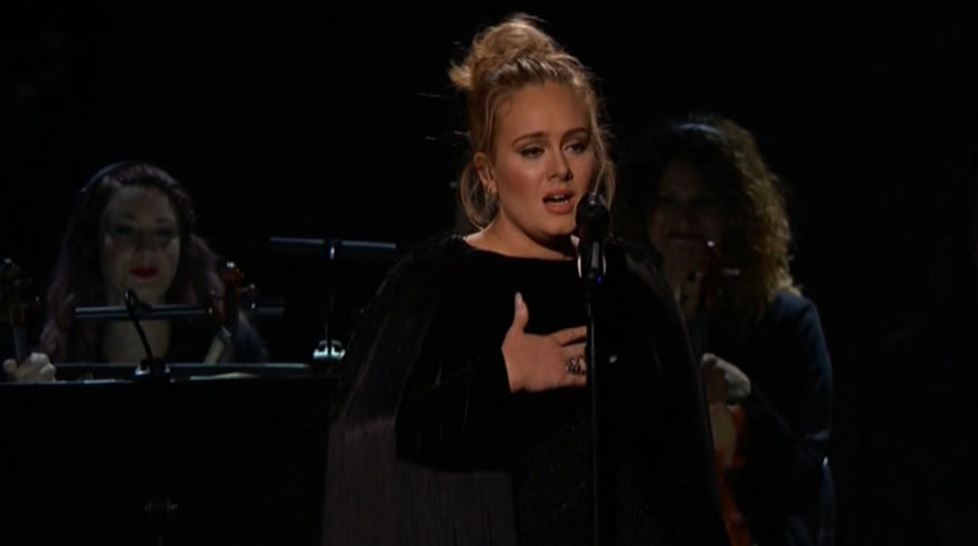 Adele y los protagonistas de los Grammy 2017. Cusica plus