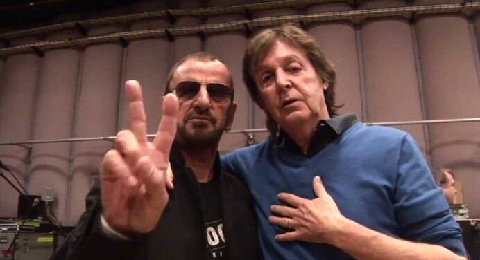 Paul McCartney y Ringo Starr graban juntos en estudio