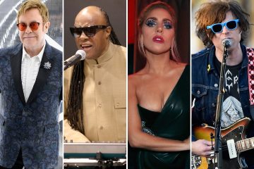 Stevie Wonder y Lady Gaga cantan en cumpleaños de Elton John. Cusica plus