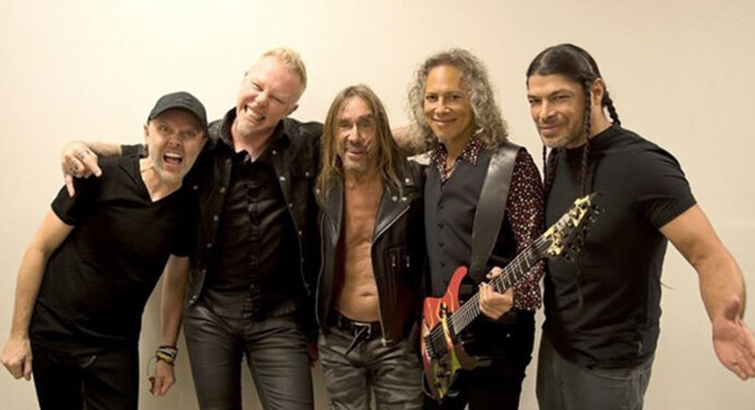 Metallica e Iggy Pop tocan juntos en show en México