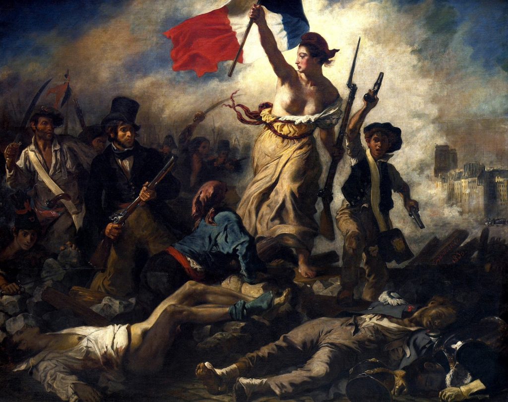La Libertad guiando al pueblo - Eugène Delacroix