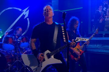 Metallica se presento en el programa de Colbert