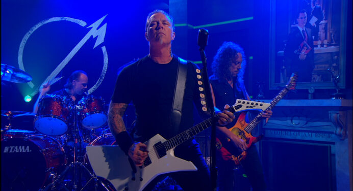 Metallica trae todo su peso a Colbert