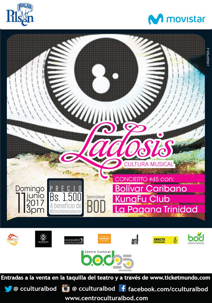 El concierto 45 de LaDosis será a beneficio de la ONG UnosVenezolanos.