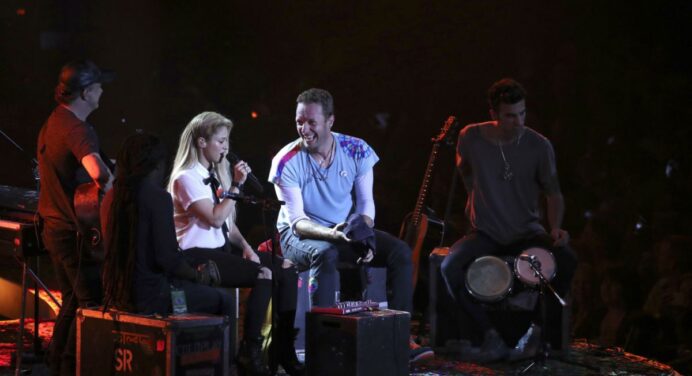 Shakira y Coldplay comparten tarima en el festival Global Citizen