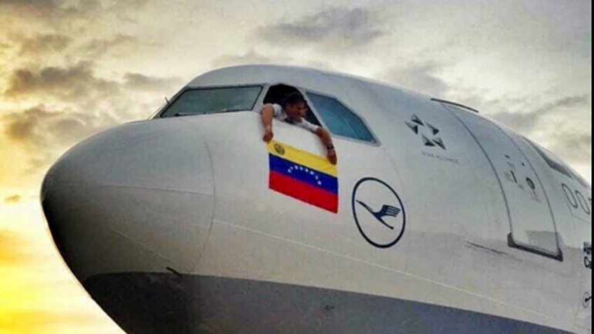 Último vuelo de la aerolínea Lufthansa en Venezuela
