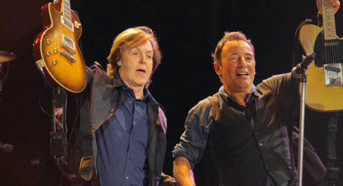 Bruce Springsteen acompañó a Paul McCartney en el Madison Square Garden