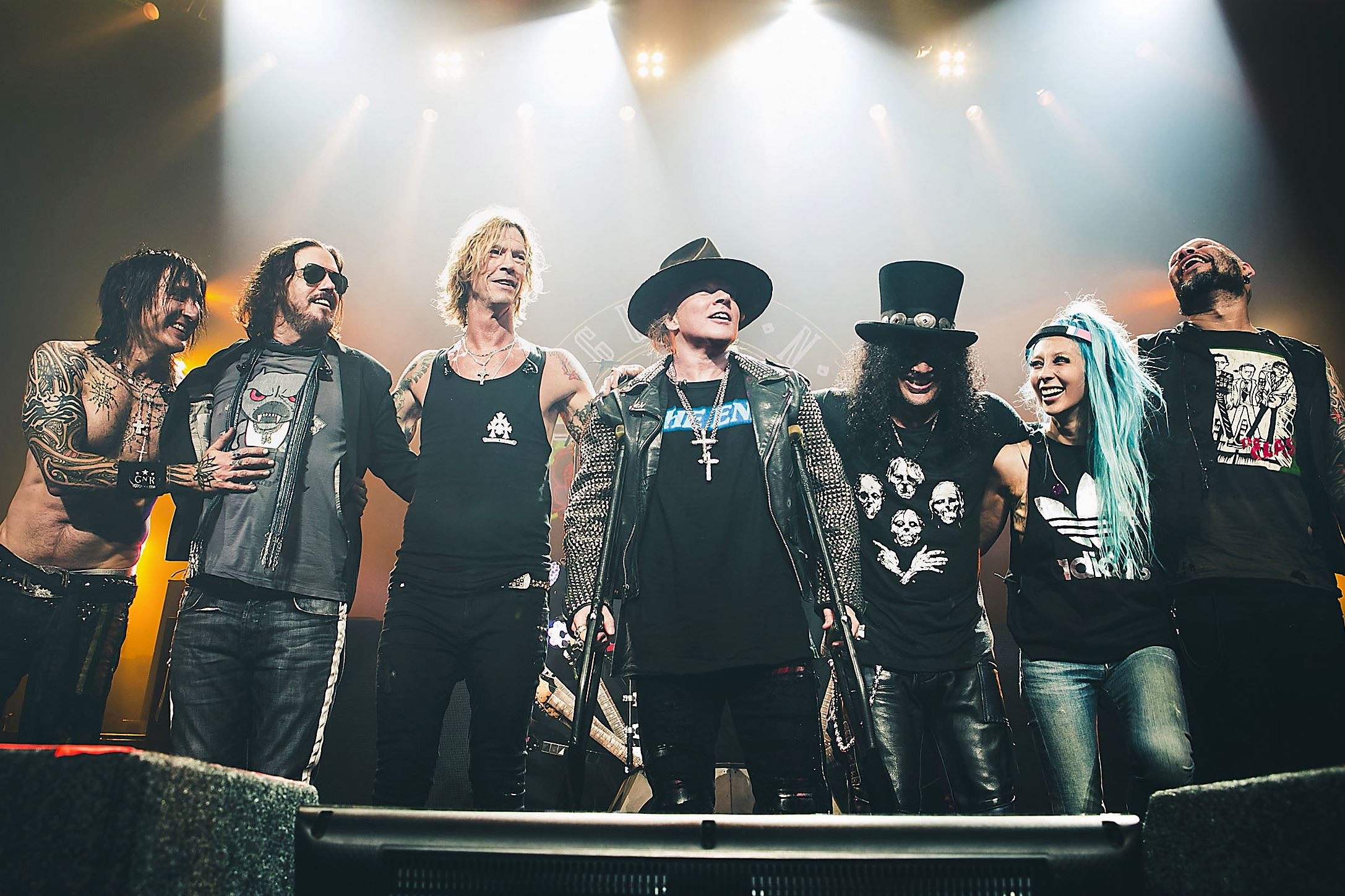 Guns N’ Roses compartió tarima con Billy Gibbons de ZZ Top