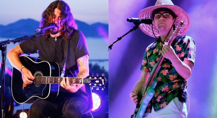 Foo Fighters y Weezer comparten tarima para un tema de Kiss