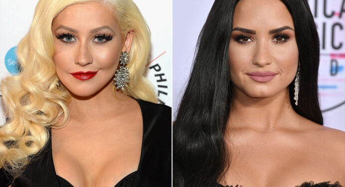 Christina Aguilera y Demi Lovato publican “Fall In Line”