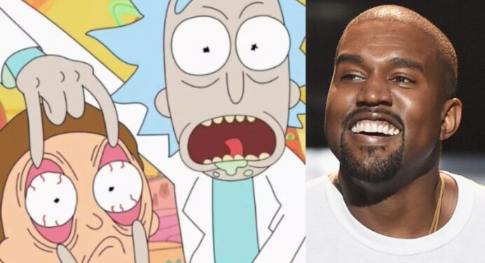 Rick and Morty le cantan a Kanye West en su cumpleaños número 41