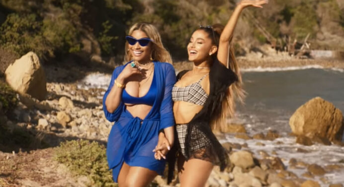 Nicki Minaj y Ariana Grande protagonizan el videoclip del tema “Bed”