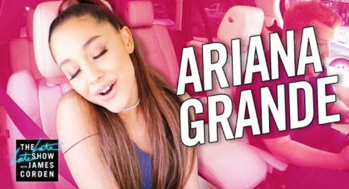 Ve el nuevo Carpool Karaoke de James Corden con Ariana Grande