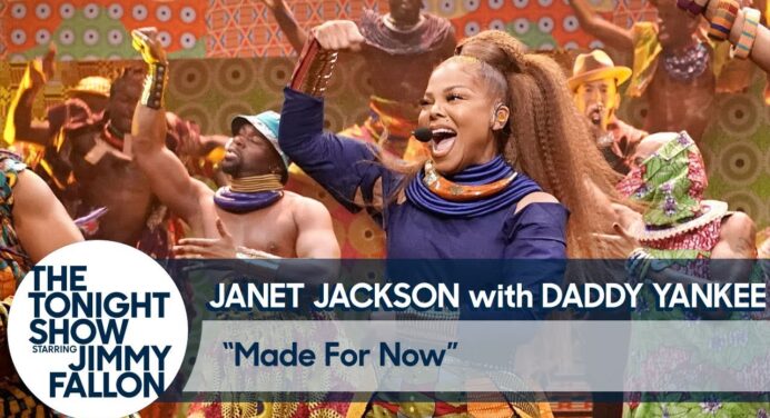 Janet Jackson y Daddy Yankee cantan por primera vez en vivo “Made For Now” en el Show de Jimmy Fallon