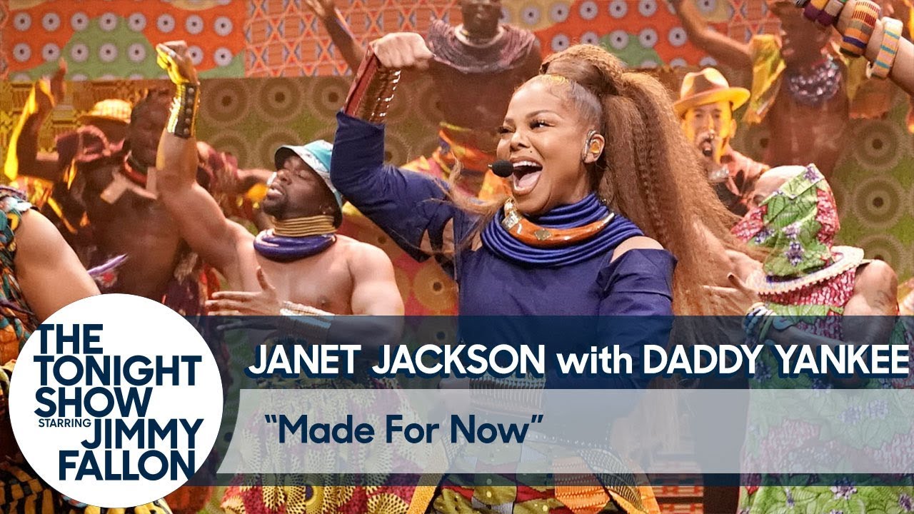 Janet Jackson y Daddy Yankee cantan por primera vez en vivo “Made For Now” en el Show de Jimmy Fallon. Cusica Plus.