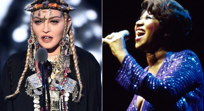 Madonna habla de ella misma en su tributo a Aretha Franklin de los VMAs