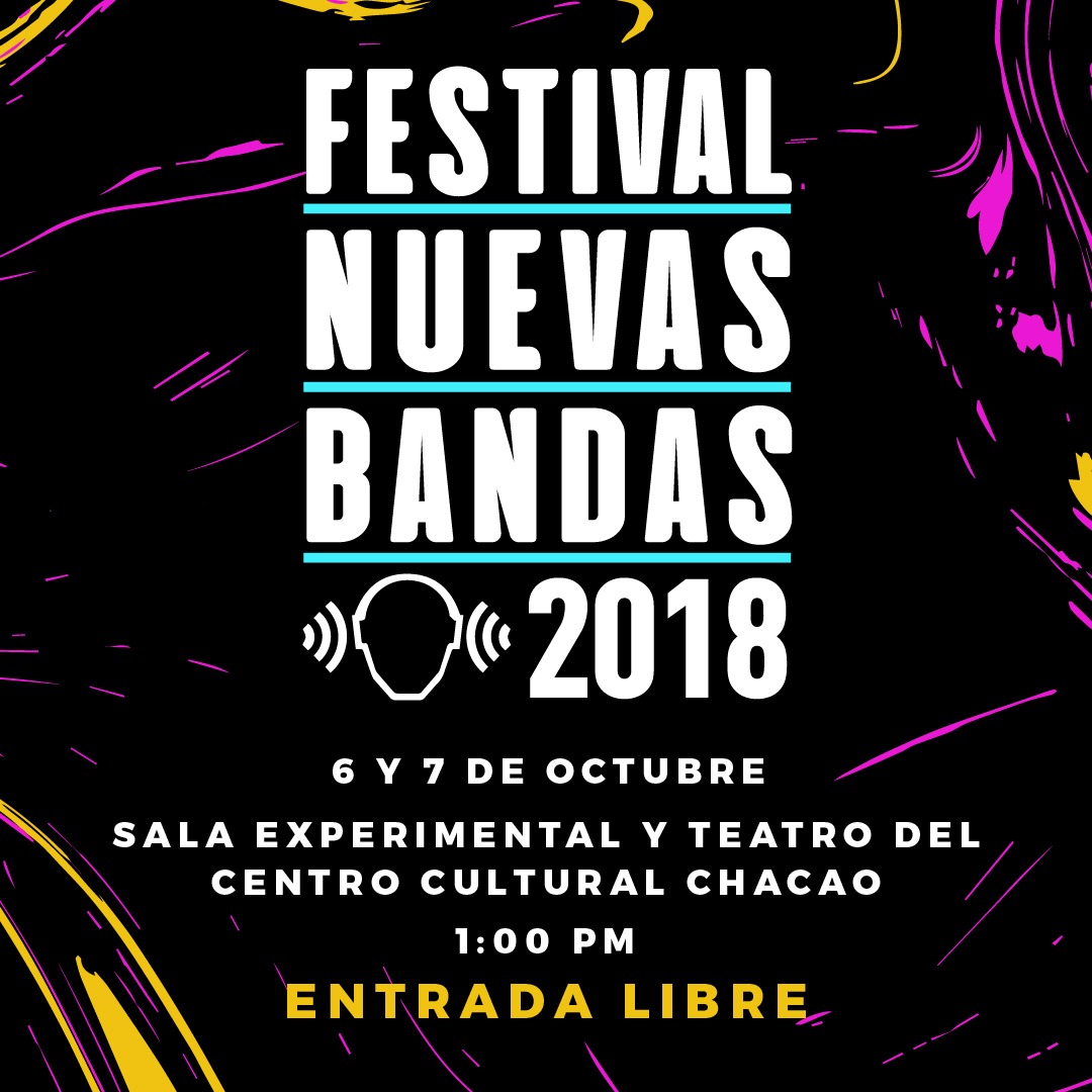 Se anuncian las fechas e invitados para el Festival Nuevas Bandas 2018