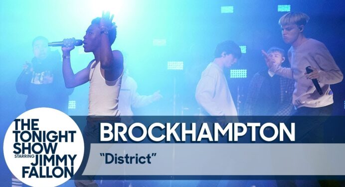 Ve como Brockhampton cantó “District” en el show de Jimmy Fallon