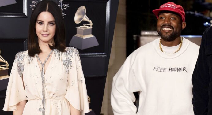 Kanye West fue criticado fuertemente por Lana Del Rey, por apoyar a Donald Trump