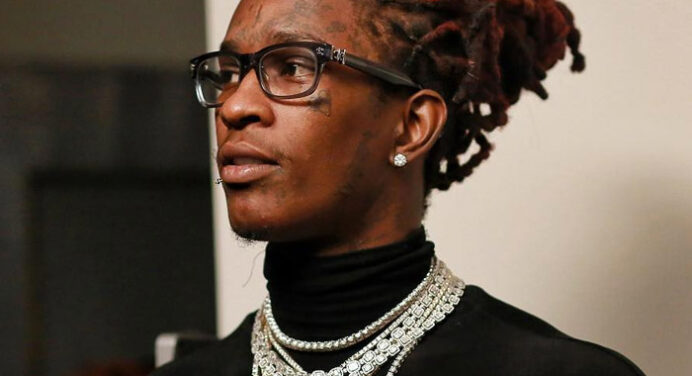 Young Thug es encarcelado por posesión de drogas y armas