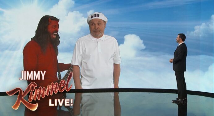 Dave Grohl hizo el papel de Satanás en el nuevo show de Jimmy Kimmel