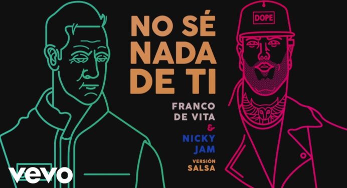 Franco de Vita y Nicky Jam realizan versión salsa de su tema “No sé nada de ti”