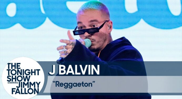 J Balvin se presentó en el show de Jimmy Fallon para cantar “Reggaeton”