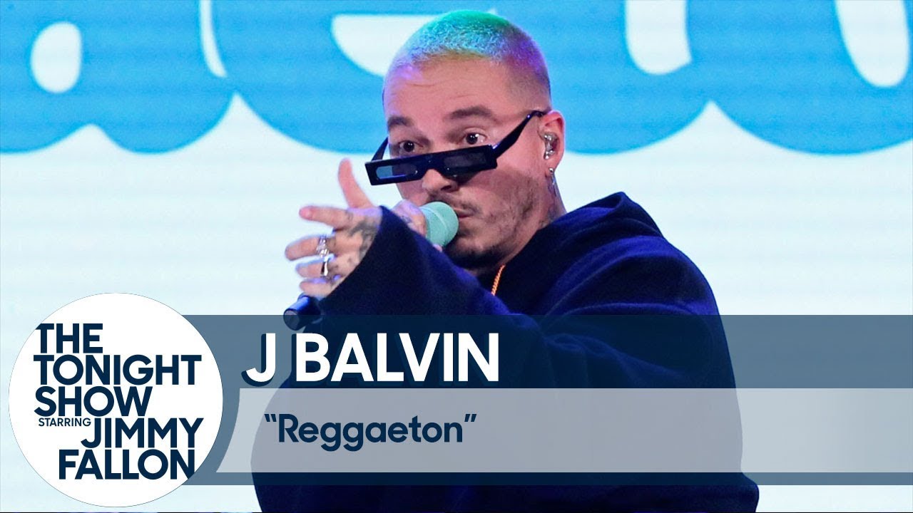 J Balvin se presentó en el show de Jimmy Fallon para cantar “Reggaeton”. Cusica Plus.