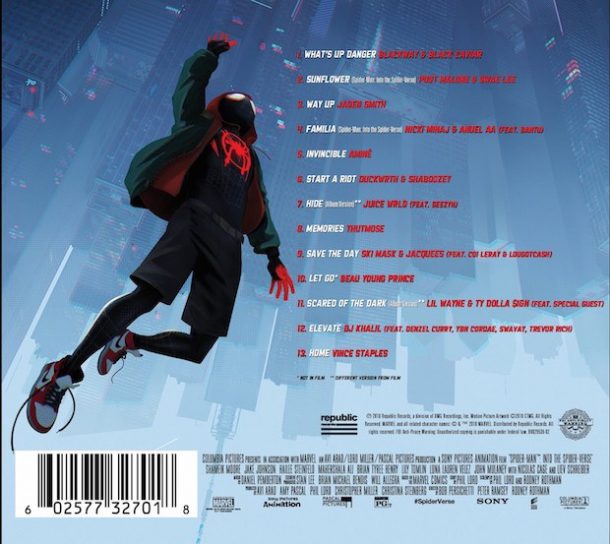 Soundtrack de ‘SpiderManInto the SpiderVerse’ contará con Nicki