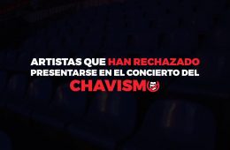 Artistas que han rechazado presentarse en el concierto del chavismo este 22 de febrero. Cusica Plus.