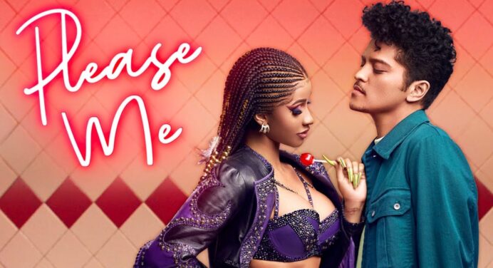 Bruno Mars y Cardi B comparten el videoclip de “Please Me”