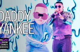 Daddy Yankee cantó en vivo su nuevo tema “Con Calma” en el Late Show de James Corden. Cusica Plus.