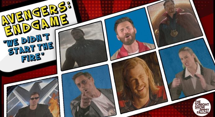 Los Avengers se unieron para cantar “We Didn’t Start the Fire” y rendir tributo a Stan Lee