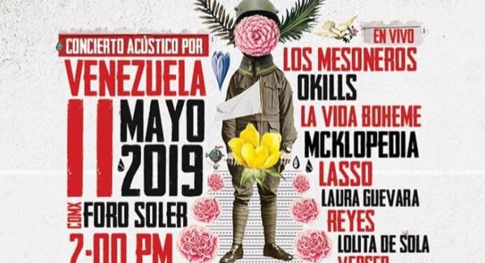 Los Mesoneros, Mc Klopedia, Lasso y más, se presentarán en el ‘Concierto Acústico por Venezuela’