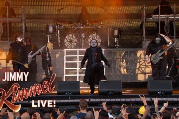 Slipknot se presentó en el show de Jimmy Kimmel para cantar su nuevo tema “Unsainted”. Cusica Plus.
