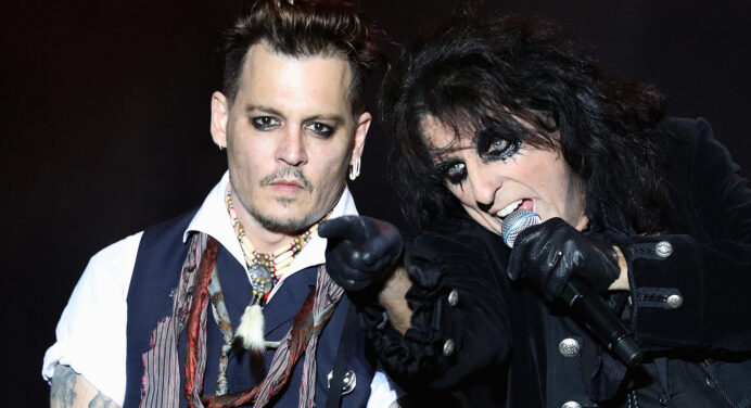 Johnny Depp y su banda The Hollywood Vampires, versionaron “Heroes” de David Bowie
