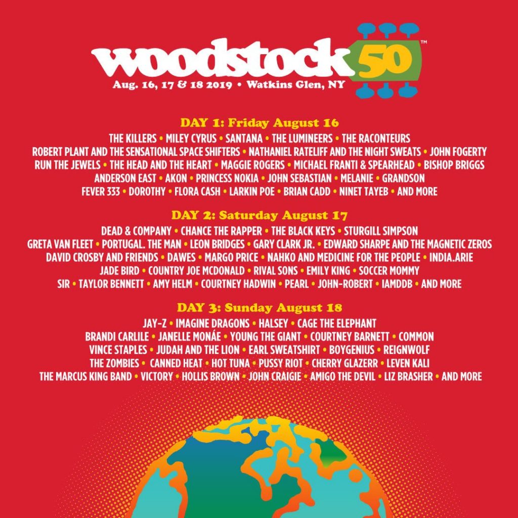 Woodstock 50 line-up