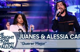 Alessia Cara y Juanes llegaron al show de Jimmy Fallon para cantar ‘Querer Mejor’. Cusica Plus.
