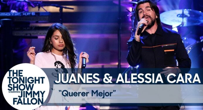 Alessia Cara y Juanes llegaron al show de Jimmy Fallon para cantar ‘Querer Mejor’