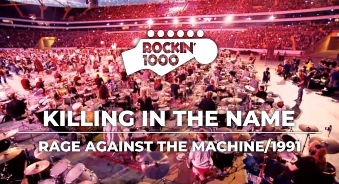 1000 músicos se unieron para tocar al mismo tiempo ‘Killing in the Name’ de Rage Against the Machine
