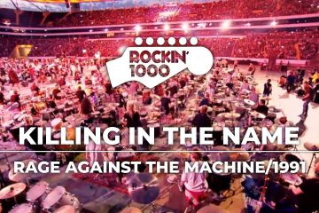 1000 músicos se unieron para tocar al mismo tiempo ‘Killing in the Name’ de Rage Against the Machine. Cusica Plus.