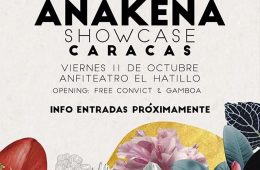 Anakena anuncia showcase de su disco debut en Caracas. Cusica Plus.