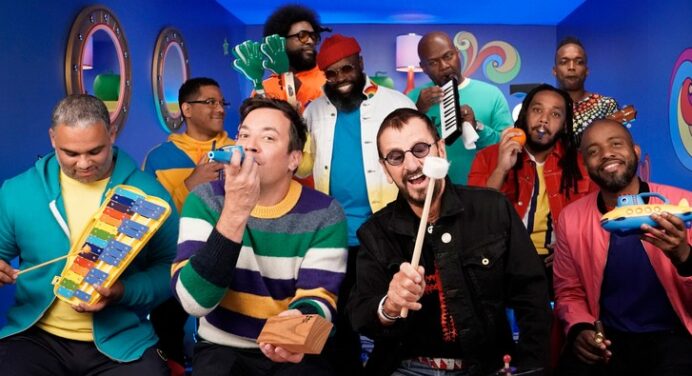 Ringo y The Roots interpretan ‘Yellow Submarine’ con juguetes