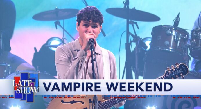 Vampire Weekend interpretó ‘Sympathy’ en el Late Show de Stephen Colbert