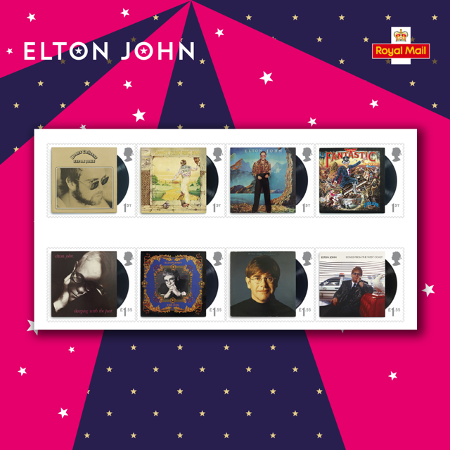 Elton John tendrá nueva colección de estampillas en Reino Unido - Cúsica Plus